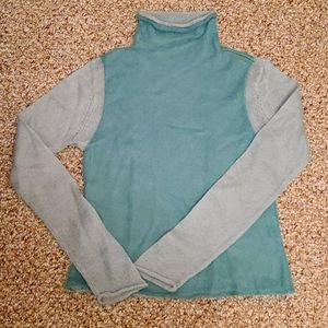 Mint Mohair layered sweater